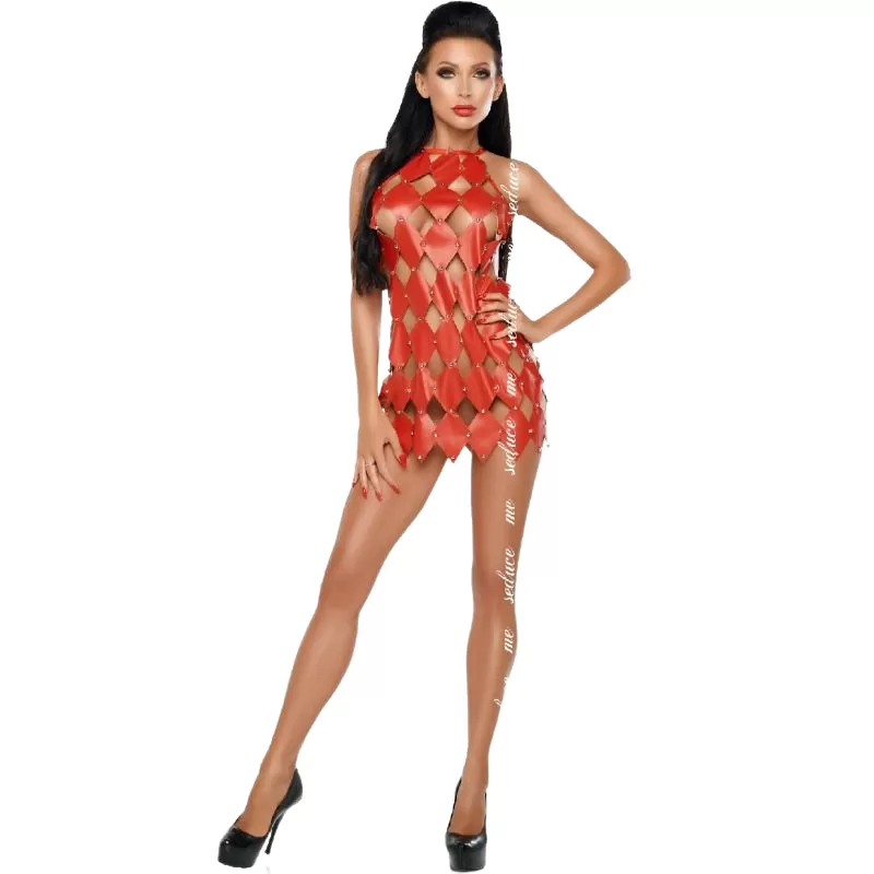 Me-seduce gwen vestido espalda descubierta rojo s/m Me-seduce gwen vestido espalda descubierta rojo s/m