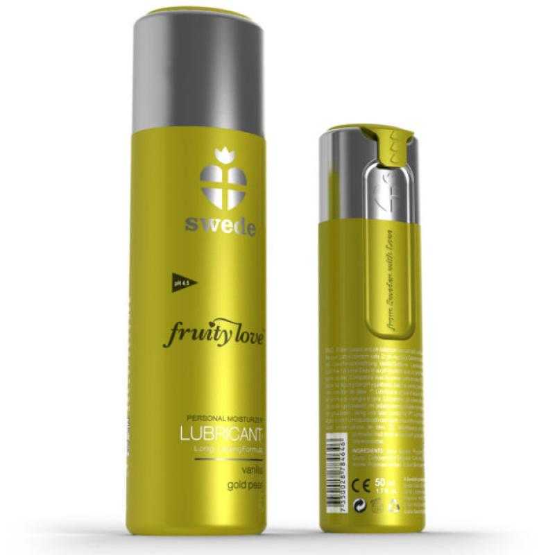 Swede fruity love lubricante pera golden y vainilla 50 ml