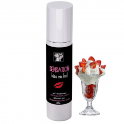 Eros sensattion lubricante natural fresas con nata 50ml