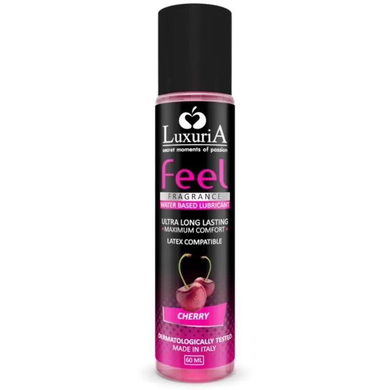 Luxuria feel lubricante base agua cereza 60 ml