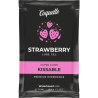 Coquette lubricante kissable base agua fresa 10 ml - 1