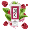 Aqua travel lubricante base agua sabor frambuesa salvaje 50 ml - 1