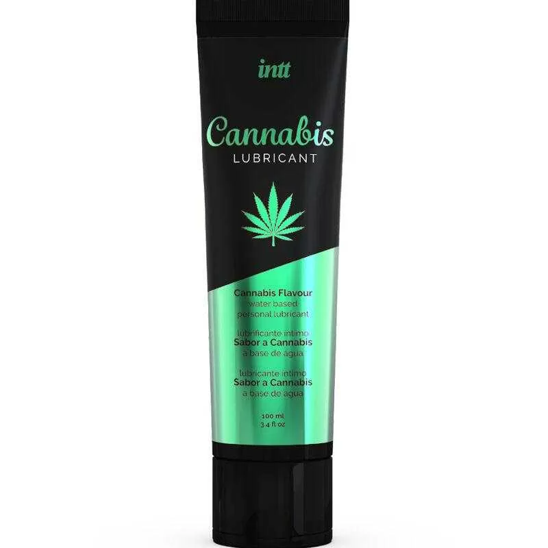 Intt - lubricante intimo base agua con sabor a cannabis Intt - lubricante intimo base agua con sabor a cannabis