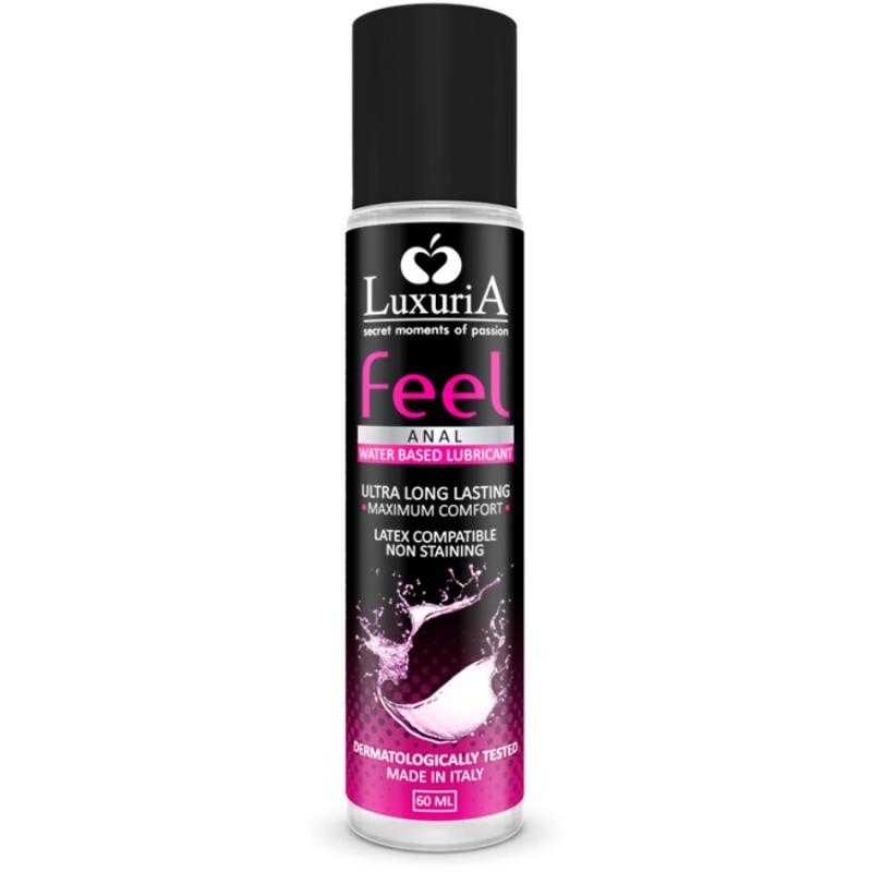 Luxuria feel lubricante base agua anal 60 ml