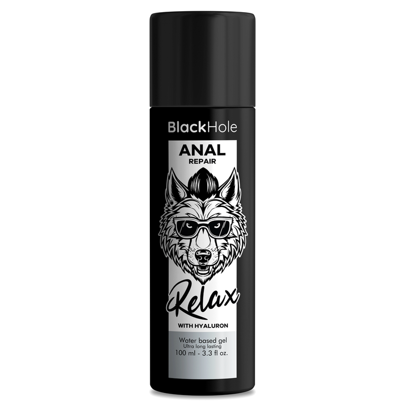 Black hole - anal repair base agua relax con hyaluron 100 ml