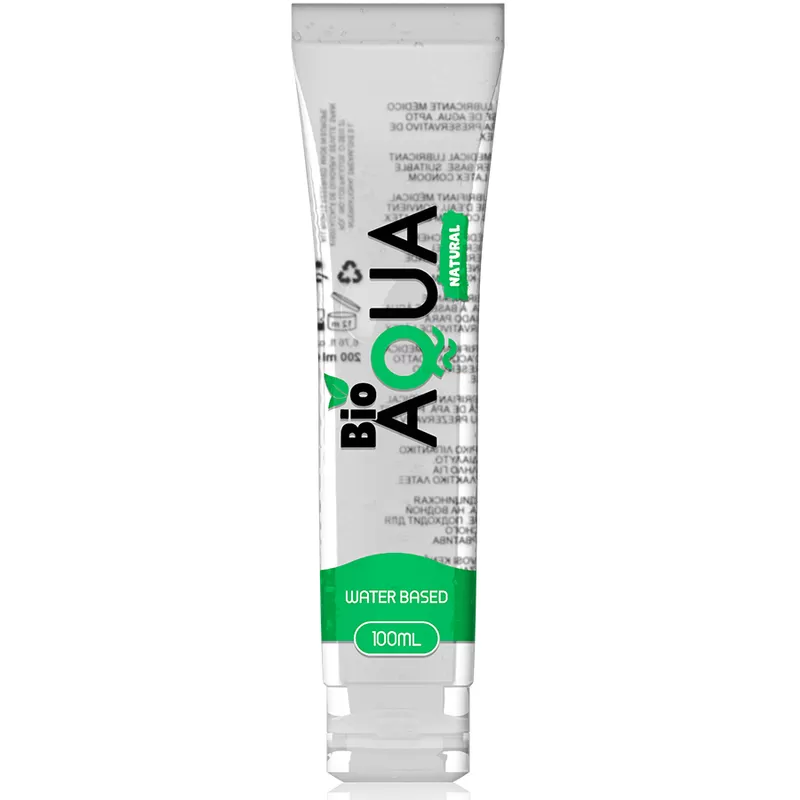 Bioaqua lubricante ingredientes naturales base agua 100 ml