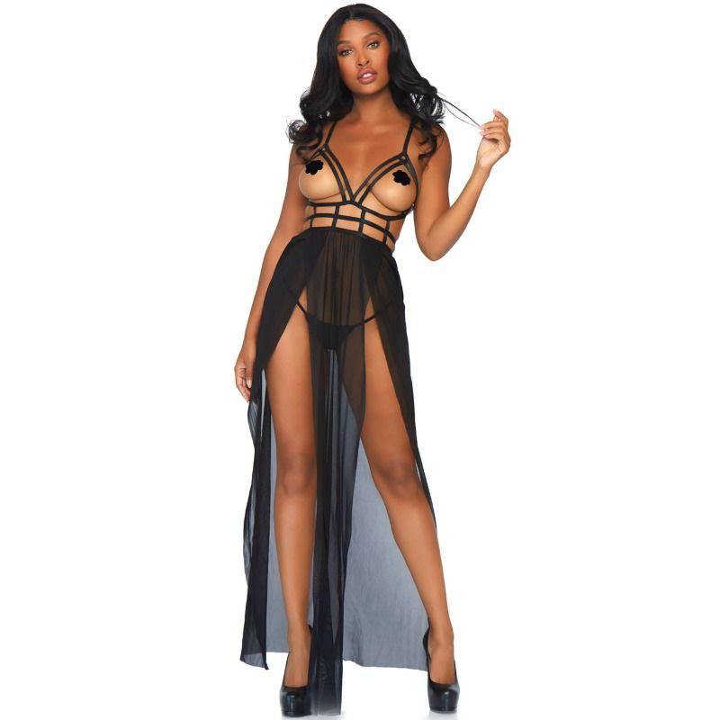 Leg avenue vestido con busto de tirantes s/m Leg avenue vestido con busto de tirantes s/m