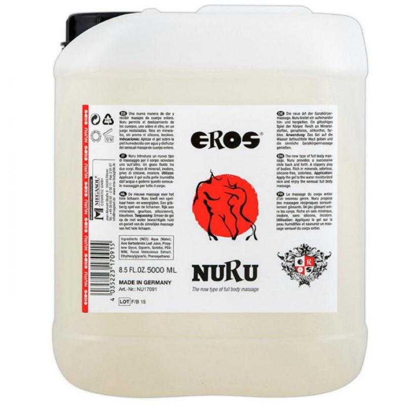 Eros nuru aceite masaje rico en minerales 5000ml