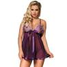 Subblime babydoll con lacito y brillantes lila - 1