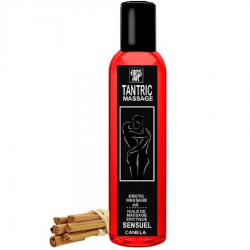 Eros-art aceite masaje tantrico natural y afrodisíaco canela 200ml