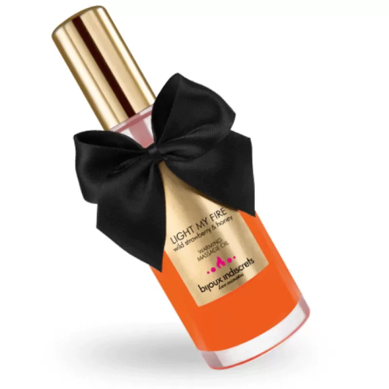 Bijoux aceite masaje efecto calor aroma fresa