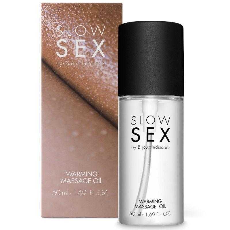 Bijoux slow sex aceite masaje efecto calor 50 ml