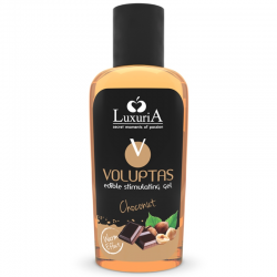 Luxuria voluptas gel masaje comestible efecto calor - choconut 100 ml