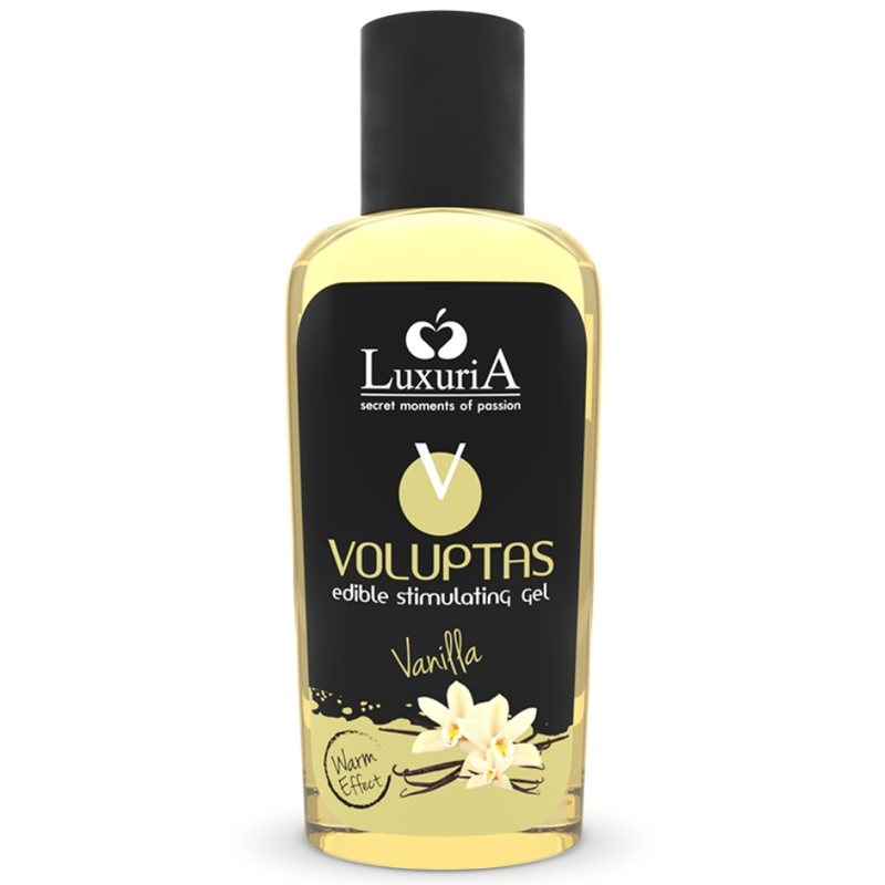 Luxuria voluptas gel masaje comestible efecto calor - vainilla 100 ml