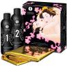 Shunga gel de masaje erotico cuerpo a cuerpo oriental fresas y champagne. - 1