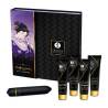 Kit Shunga Naughty Geisha abierto con cuatro minitallas y bala vibradora