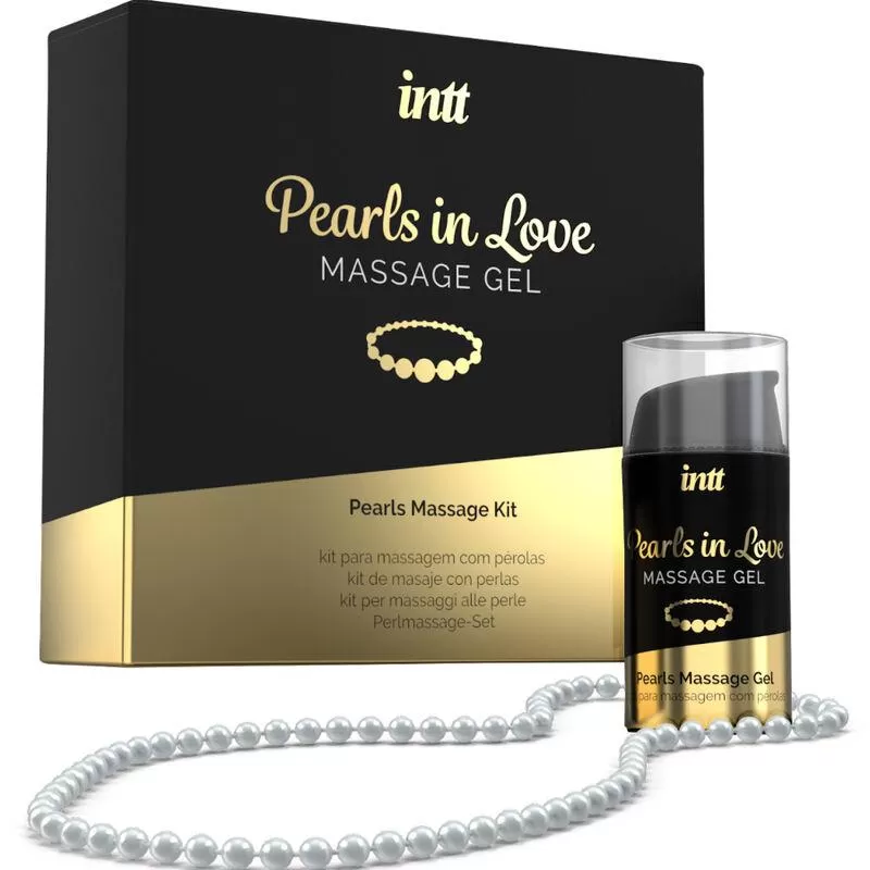 Intt - pearls in love con collar de perlas y gel de silicona
