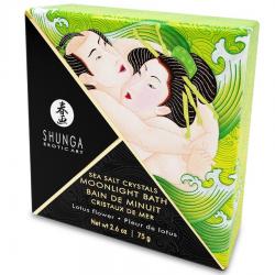 Shunga sales de baño aromatizadas lotus 75gr