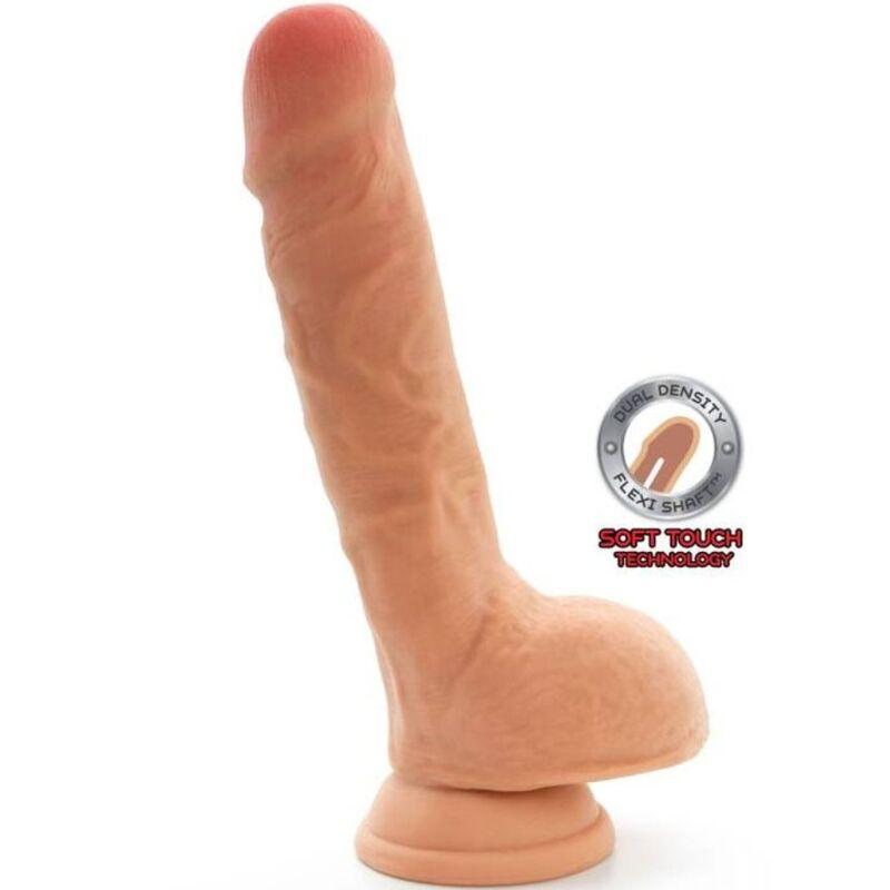 Get real - dual density dildo 18 cm con testiculos natural Get real - dual density dildo 18 cm con testiculos natural