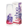Bote dosificador y caja del gel de masaje íntimo Taboo