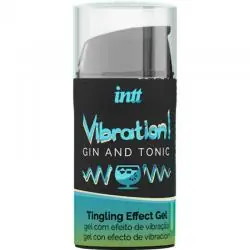 Intt - potente estimulante íntimo gel vibrador liquido gin & tonic 15ml