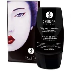 Shunga crema orgasmo femenino intenso jardin secreto.