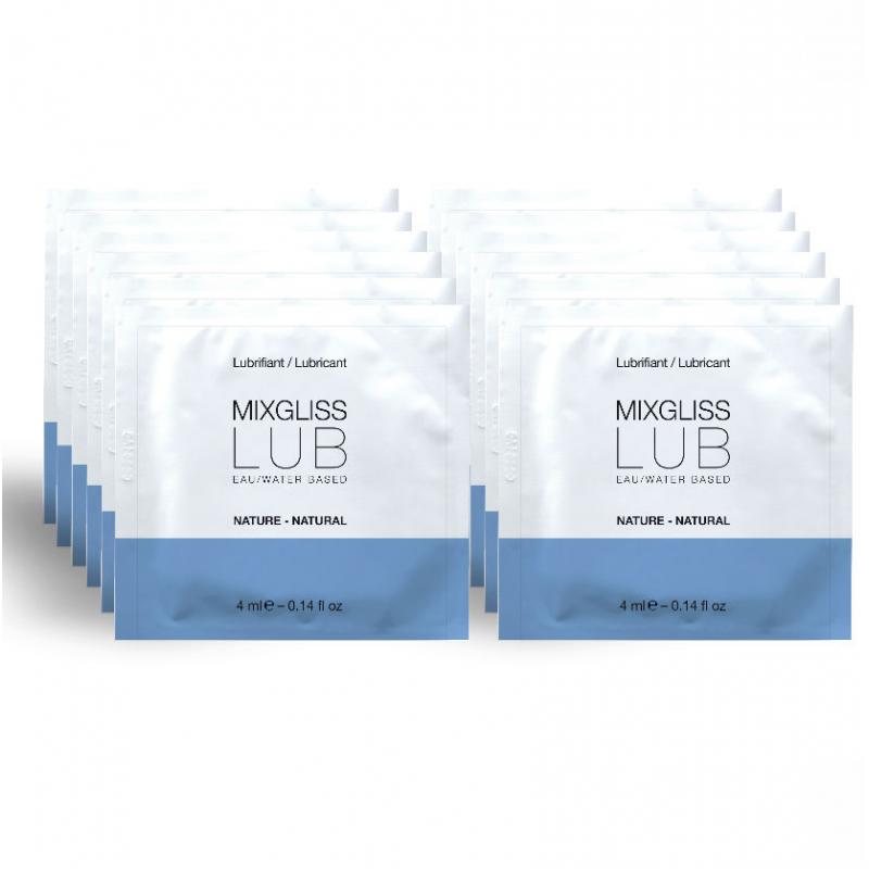 Mixgliss lubricante base de agua natural 12 monodosis 4ml