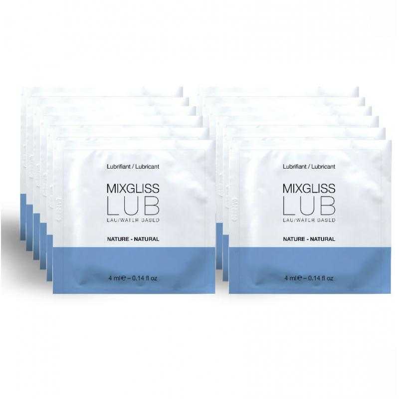 Mixgliss lubricante base de agua natural 12 monodosis 4ml