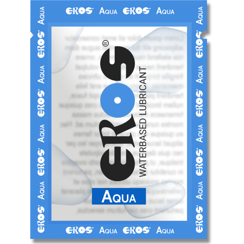Eros aqua lubricante base agua 4 ml Eros aqua lubricante base agua 4 ml