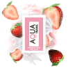 Aqua travel lubricante base agua sabor fresa y nata 6 ml - 1