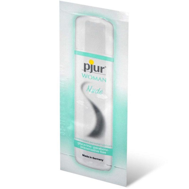 Pjur woman nude lubricante base agua 2 ml