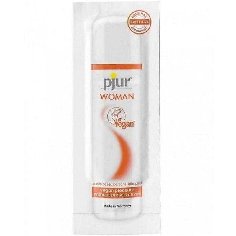 Pjur woman vegan lubricante base agua 2 ml