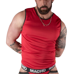 Macho camiseta roja s/m