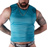 Macho camiseta azul - 1