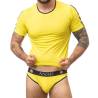Camiseta Anais Tokio amarilla talla S, puesta de frente