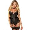 Subblime corset negro con cinturon - 1