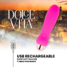 Dolce vita vibrador recargable five rosa 10 velocidades - 4