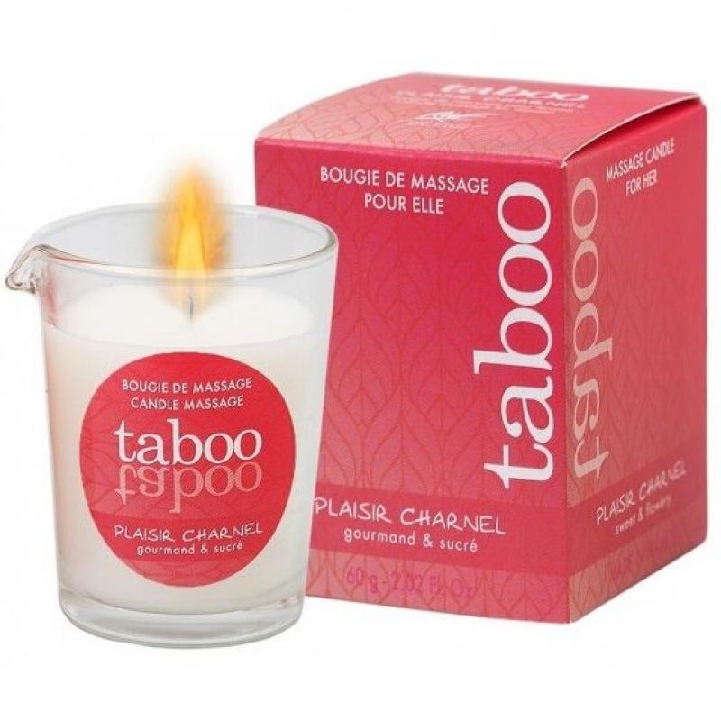 Taboo vela de masaje para ella plaisir charnel aroma flor de cacao