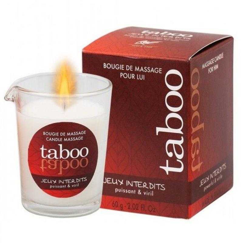 Taboo vela de masaje para él jeux interdits aroma liquen salvaje