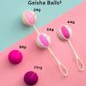 G-Vibe Geisha Balls 3, con el peso de cada bola