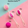 G-Vibe Geisha Balls Mini, con el peso de cada bola