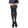 Leg avenue medias altas con lacito negro - 1