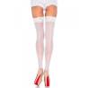 Leg avenue medias altas blancas talla unica - 1