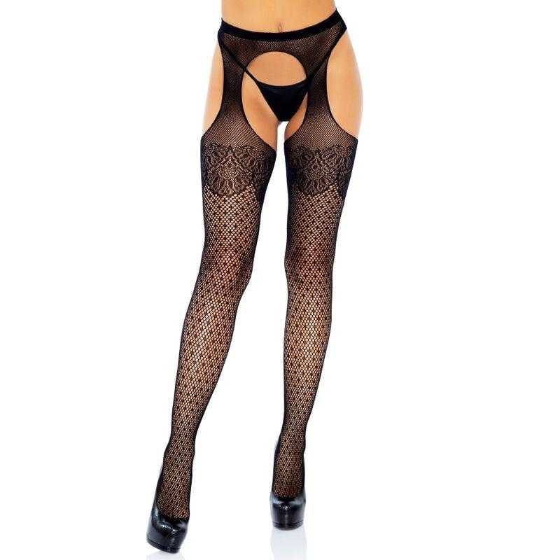 Leg avenue medias cuerpo de red y puntitos talla unica Leg avenue medias cuerpo de red y puntitos talla unica