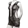Minivestido Scandal Peek-A-Boo plus size de frente