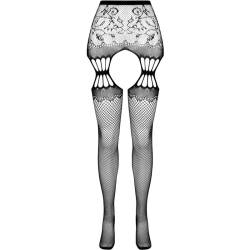 Passion - s027 medias con liguero talla unica - 5