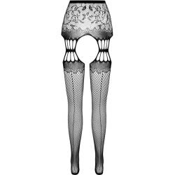 Passion - s027 medias con liguero talla unica - 6