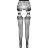 Passion - s027 medias con liguero talla unica - 6