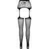 Passion - s028 medias con liguero talla unica - 6