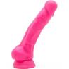 Get real - happy dicks 19 cm con testiculos rosa - 1